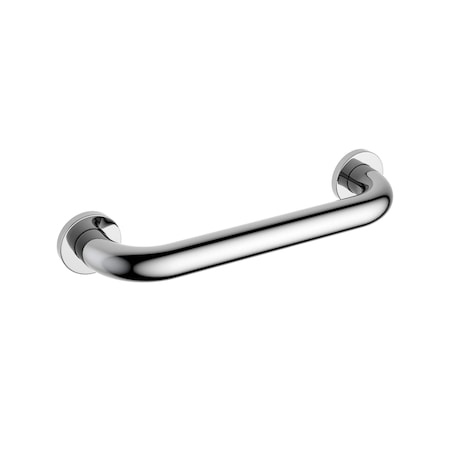 Kibi Circular 12-Inch Stainless Steel Grab Bar - Chrome KGB1012CH